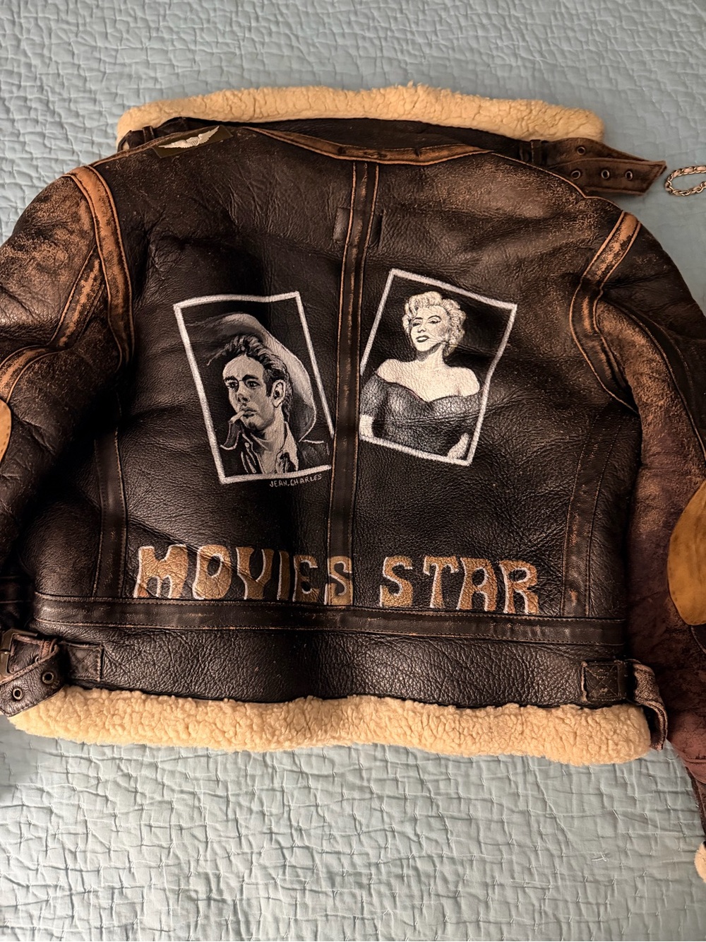 Collector Women's Shearling-Lined Leather Jacket